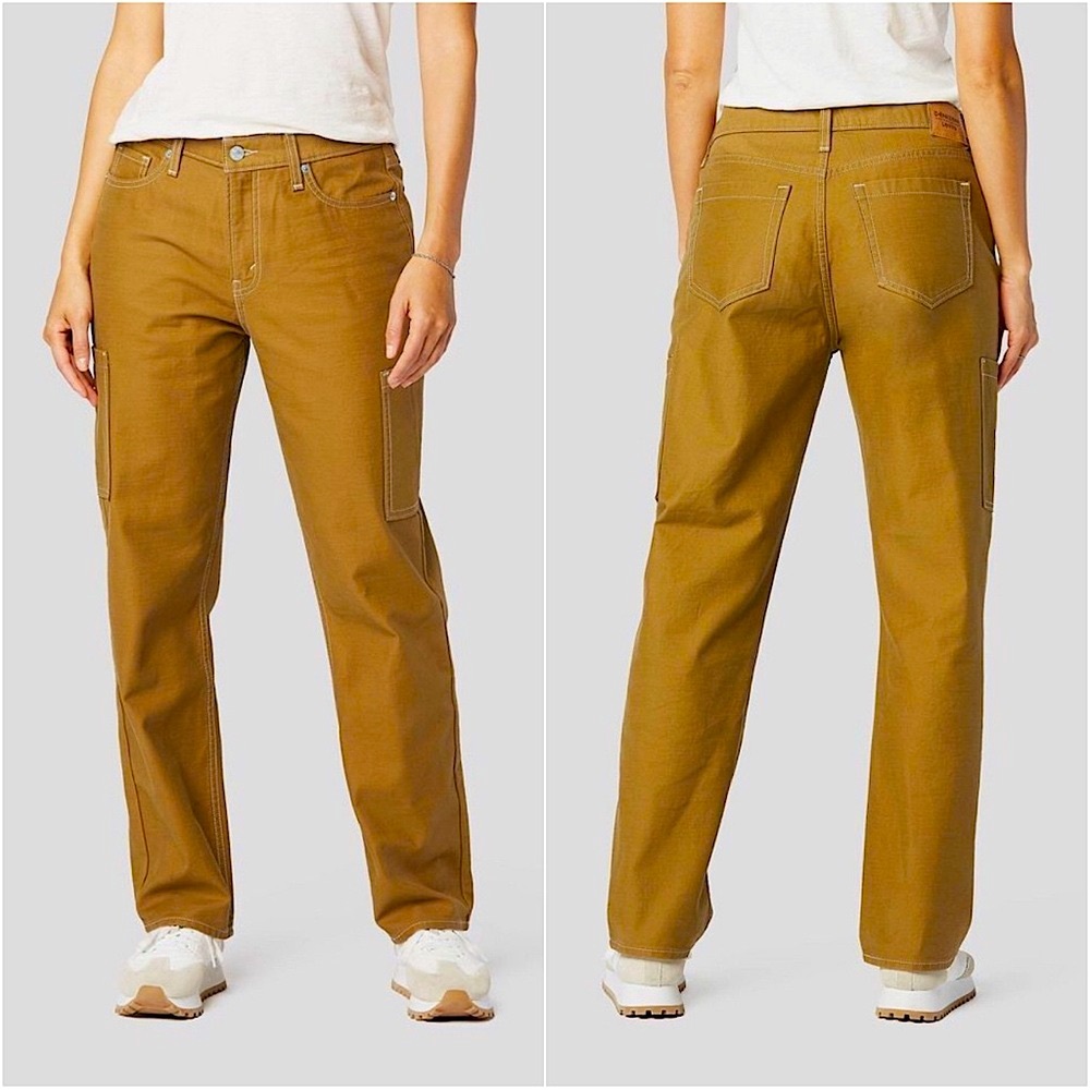 Denizen from Levi's Straight Leg Jeans in Brown